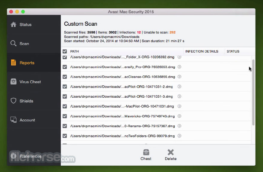 does avast for mac scan for rootkits